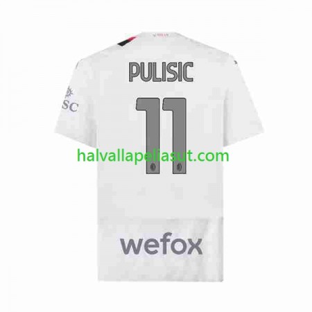 Jalkapallo Pelipaidat/Peliasut AC Milan Christian Pulisic 11 Vieraspaita 2023-2024 Lyhythihainen